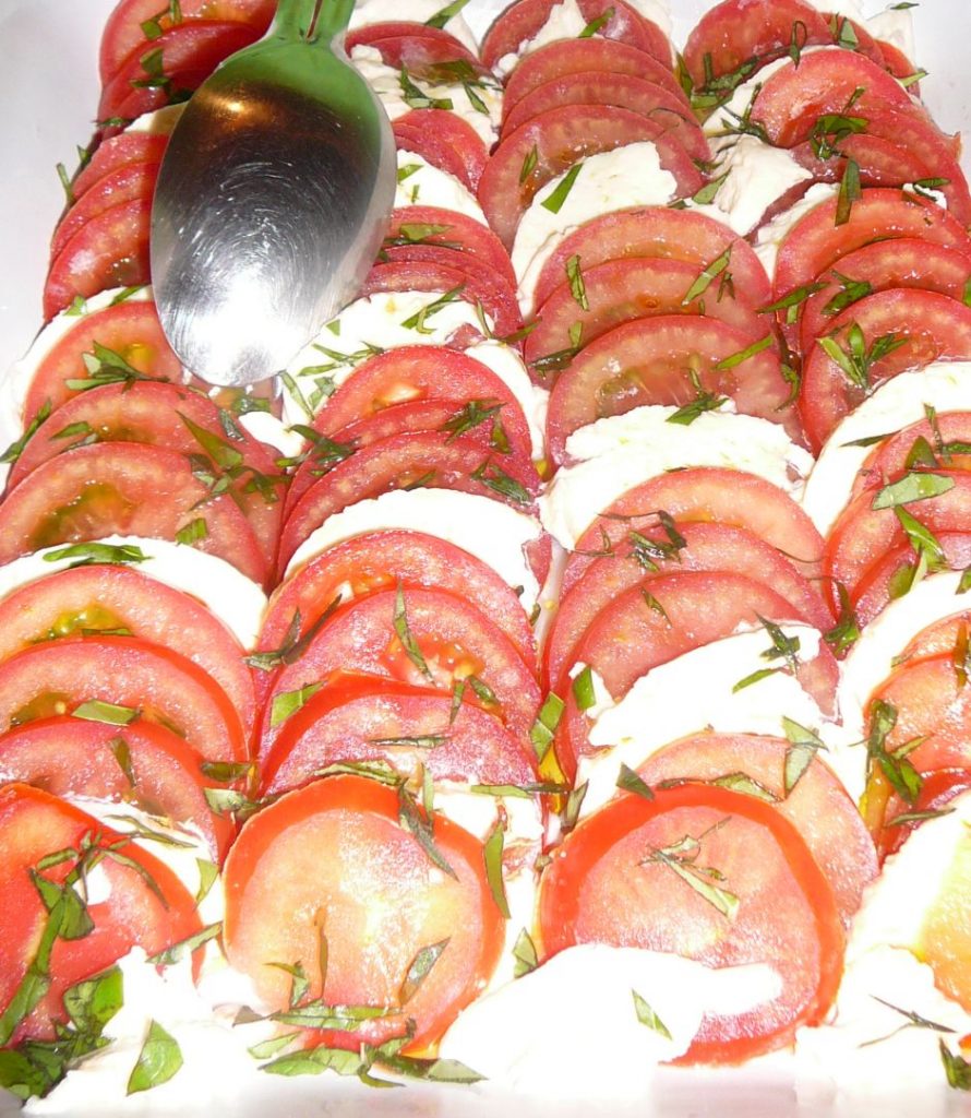 Insalata caprese Tomates mozarella