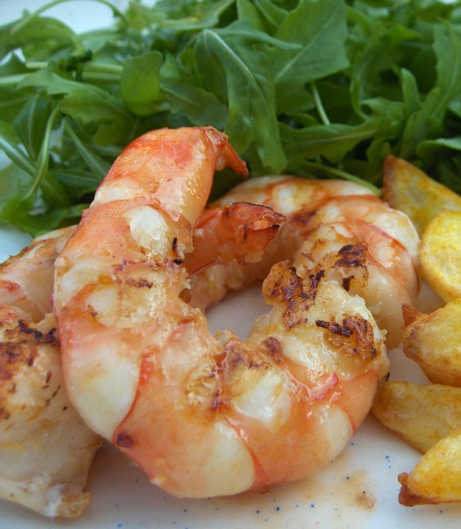 Salade Aux Crevettes Et Pommes De Terre Safranées La Cuisine De Stéphanie