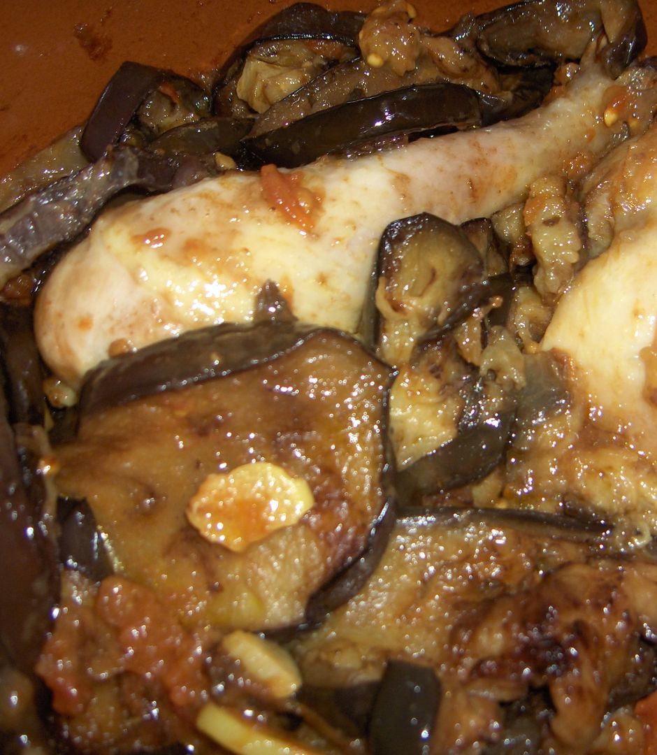 Tajine de poulet aux aubergines La cuisine de Stéphanie