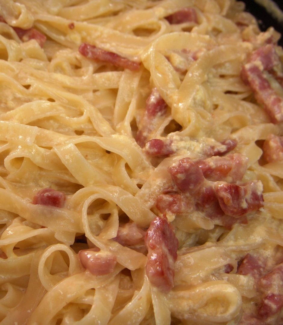 Spaghetti à la carbonara - La cuisine de stephanie